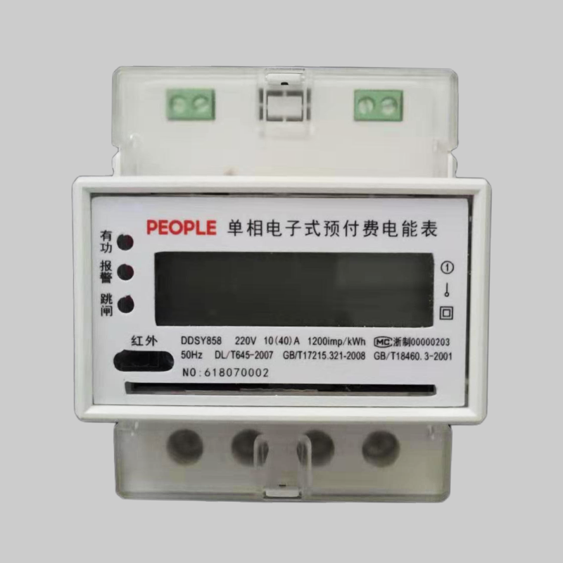 南宫NG·28相信品牌力量DDSY858型单相电子式预付费电能表系列 